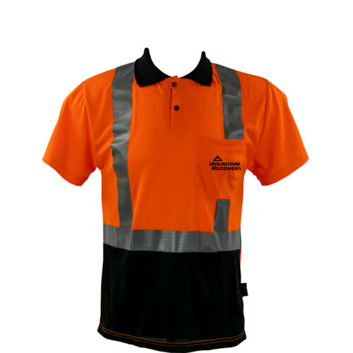 GSS Safety Class 2 Black Bottom Polo Shirt Thumbnail