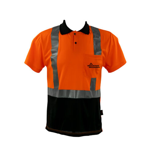 GSS Safety Class 2 Black Bottom Polo Shirt Thumbnail